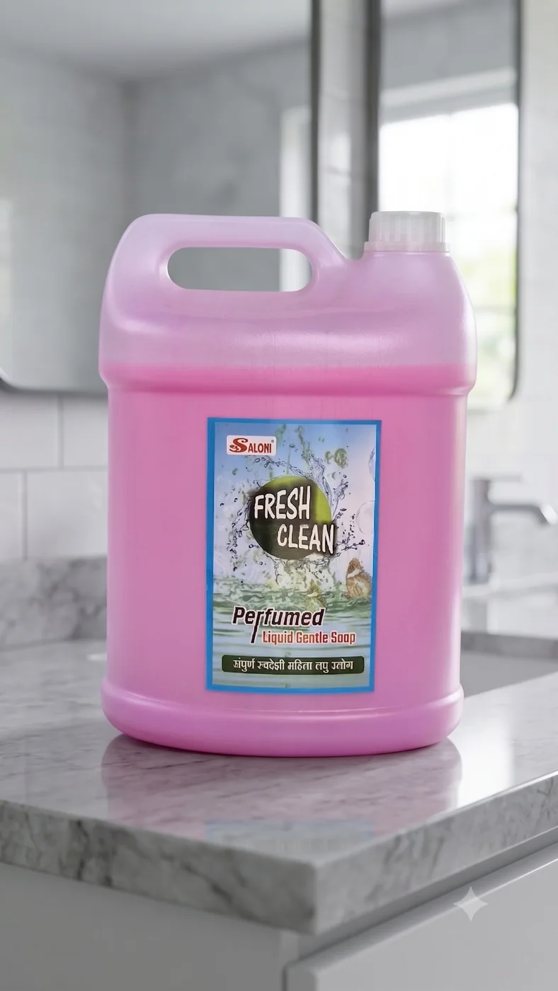 Saloni Fresh Clean Gentle Soap Green Apple 1 L