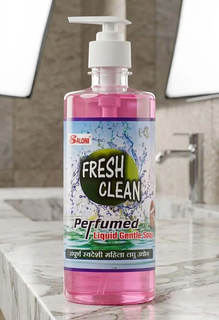 Saloni Fresh Clean Gentle Soap Green Apple 5 L