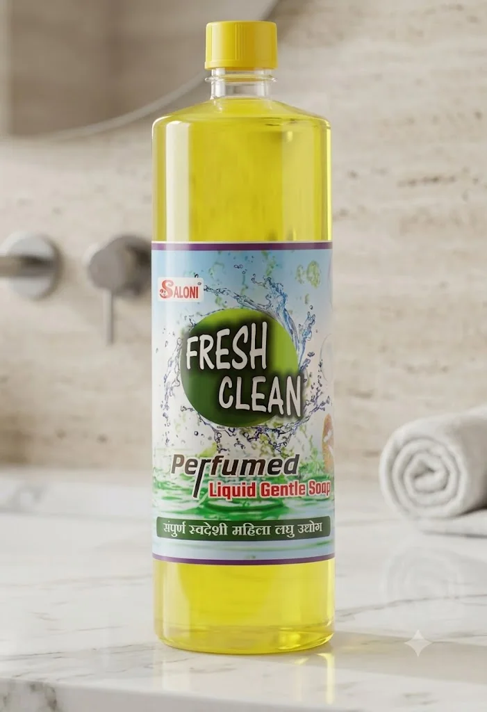 Saloni Fresh Clean Gentle Soap Rose 500 ml
