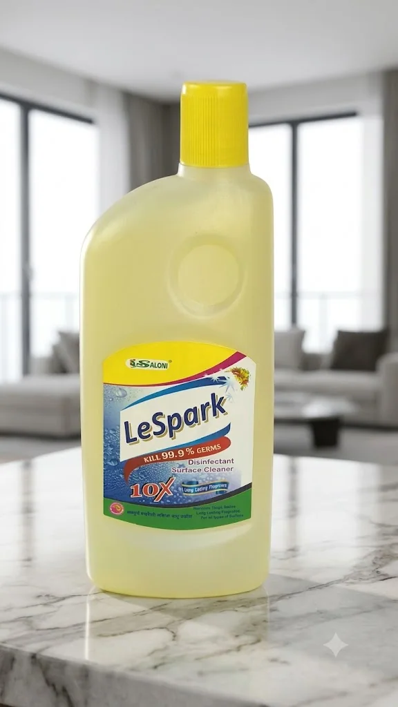 Saloni Lespark Surface Cleaner transparent bottle image
