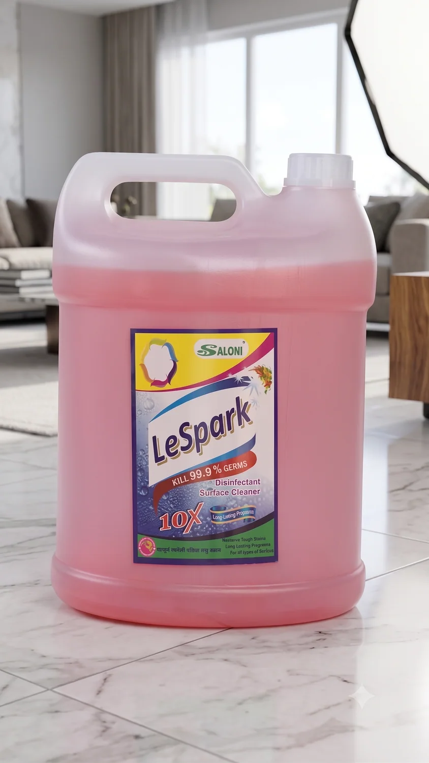 Saloni Lespark Surface Cleaner bottle