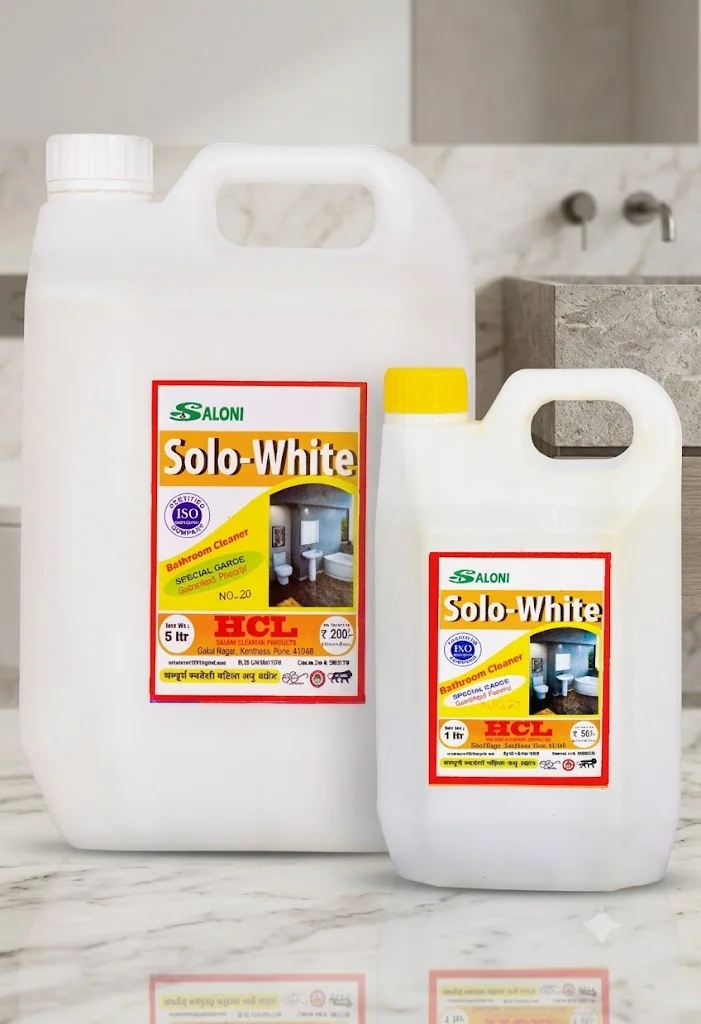 Saloni Solo-White bottle